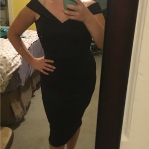 Slinky, sexy black party dress NWT